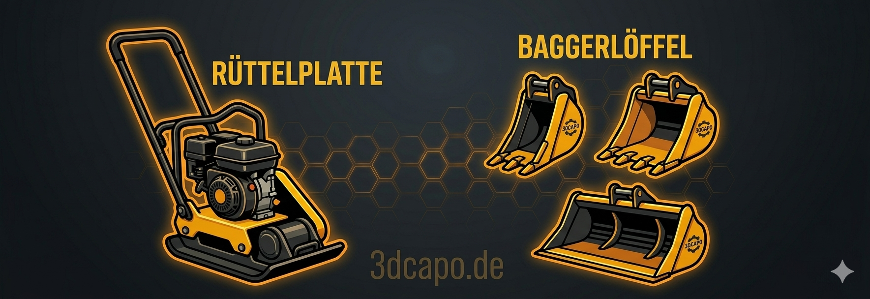 Zubehör für Minibagger